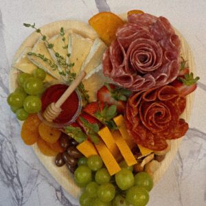 10 inch heart Charcuterie Platter